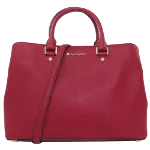 Burgundy Leather Michael Kors Handbag