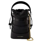 Black Leather Alexander McQueen Handbag