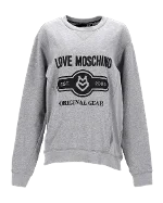 Grey Cotton Moschino Sweater