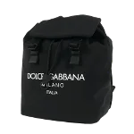 Black Fabric Dolce & Gabbana Backpack