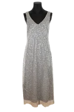 Grey Polyester Vince Dress