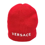 Red Wool Versace Hat