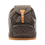 Brown Canvas Louis Vuitton Backpack