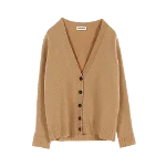 Brown Canvas Jil Sander Cardigans