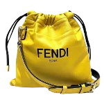 Yellow Leather Fendi Shoulder Bag