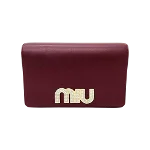 Red Plastic Miu Miu Crossbody Bag