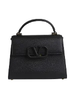 Black Leather Valentino Handbag