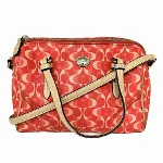 Pink Fabric Coach Travel Bag