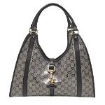 Grey Canvas Gucci Bardot