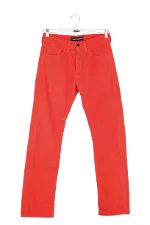 Red Cotton Levi's Pants