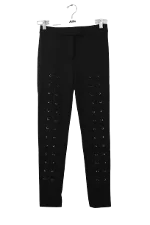 Black Viscose Moschino Pants