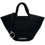 Black Canvas Balenciaga Tote