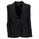 Black Fabric Alexander McQueen Jacket