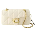 Beige Leather Coach Benett Crossbody Bag