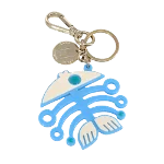 Blue Plastic Fendi Charm