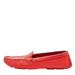 Red Leather Tory Burch Flats