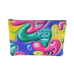 Multicolor Leather Dior Cosmetic Pouch