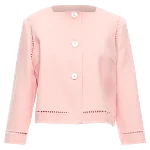 Pink Wool Ermanno Scervino Jacket