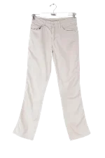 Grey Cotton Armani Pants