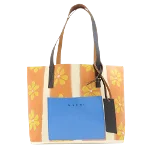 Multicolor Silk Marni Tote