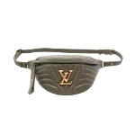 Green Leather Louis Vuitton Bumbag