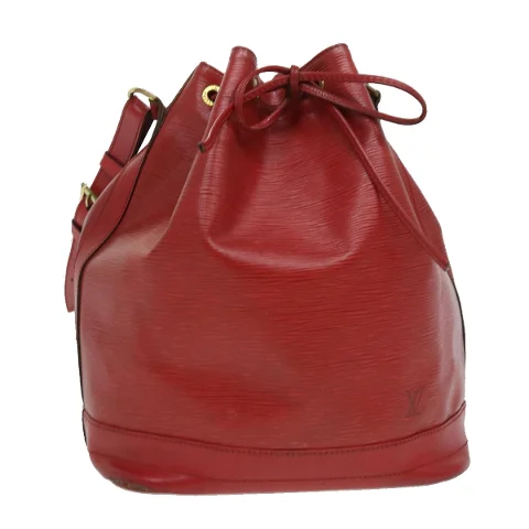 Red Leather Louis Vuitton Noe