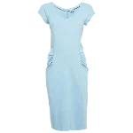 Blue Fabric Armani Collezioni Dress