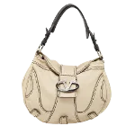 Beige Leather Valentino Shoulder Bag