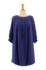 Blue Cotton Sandro Dress