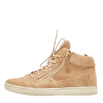 Beige Suede Giuseppe Zanotti Sneakers