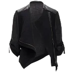 Black Acetate Helmut Lang Jacket