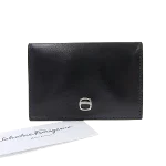 Black Leather Salvatore Ferragamo Wallet