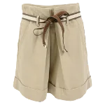 Beige Cotton Brunello Cucinelli Shorts