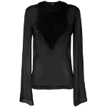 Black Silk Chanel Shirt