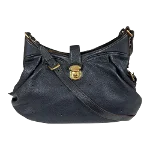 Black Leather Louis Vuitton Mahina