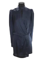 Blue Silk FRAME Dress