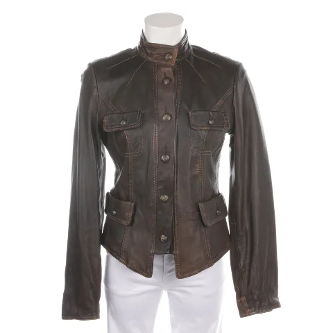 Brown Leather Arma Jacket