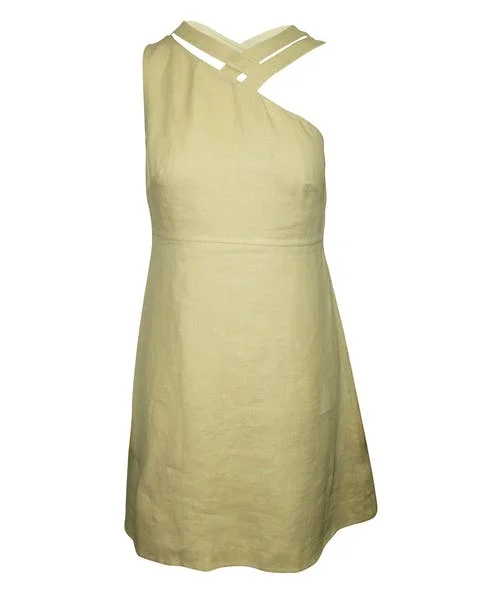 Yellow Fabric Valentino Dress