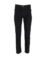 Black Cotton Balmain Jeans