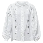 White Cotton Celine Shirt