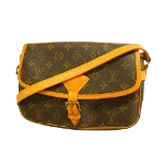 Brown Canvas Louis Vuitton Sologne