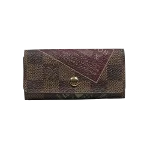 Brown Canvas Louis Vuitton Key Pouch