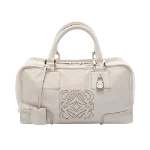 White Leather Loewe Amazona