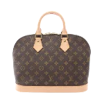 Brown Leather Louis Vuitton Alma