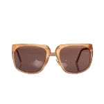 Brown Plastic Versace Sunglasses