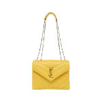 Yellow Leather Saint Laurent Shoulder Bag