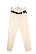 White Fabric Vanessa Bruno Pants