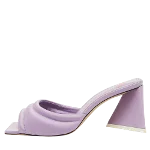 Purple Satin The Attico Sandals