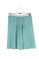 Green Silk Hugo Boss Skirt