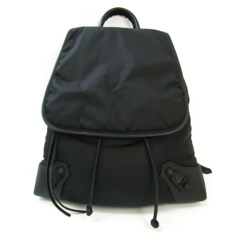 Black Fabric Balenciaga Backpack